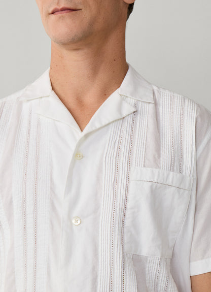 Classic Fit Guayabera Short Sleeve Shirt