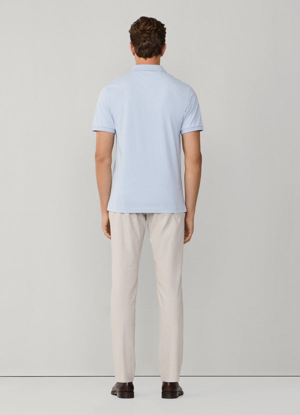 Classic Fit Short Sleeve Tipped Jersey Polo