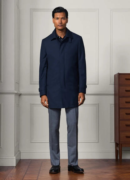 Water Repellant Mac With Liner