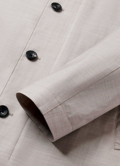 Water Repellant Mac - Woven In Italy