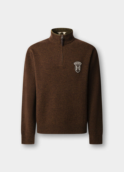 Merino Wool Quarter-Zip Jumper