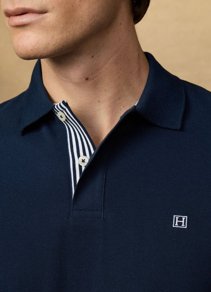 Classic Fit Short Sleeve Striped Trim Polo