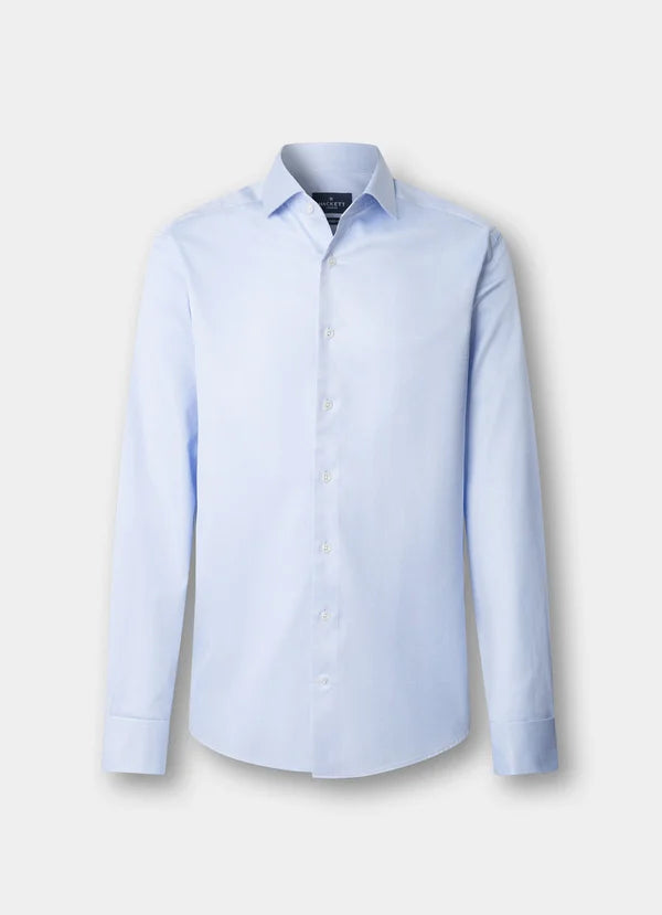 Tailored Fit Formal Herringbone Shirt