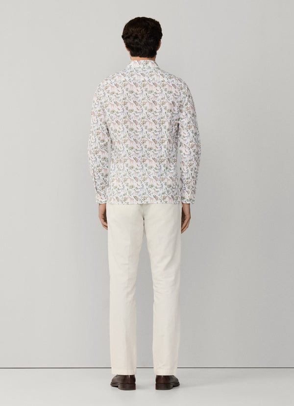 Tailored Fit Fauna Print Shirt