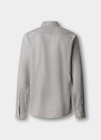Tailored Fit Flannel Puppytooth Shirt