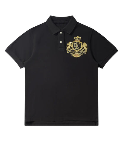 ERL Crest Polo Shirt ¨C Black