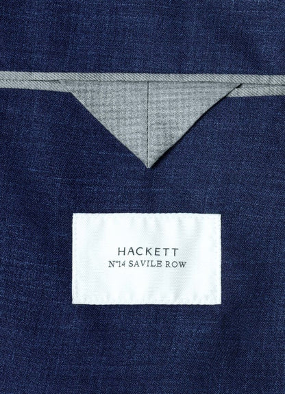 Wool Silk Hopsack Blazer - Woven In Italy