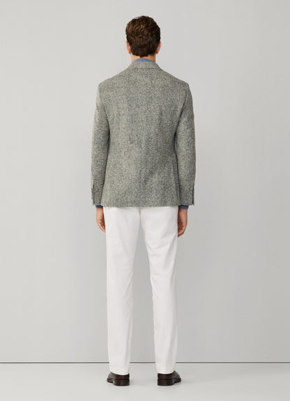 Cotton Glencheck Knit Blazer