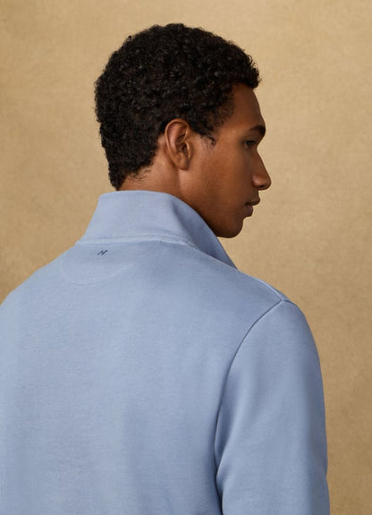 Branded Badge Quarter Zip Sweat