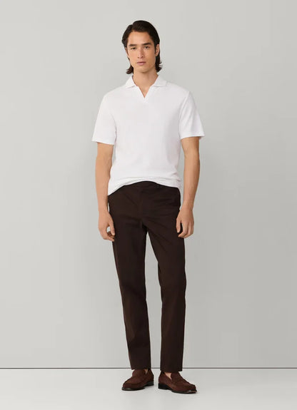 Classic Fit Short Sleeve Textured Knit Polo