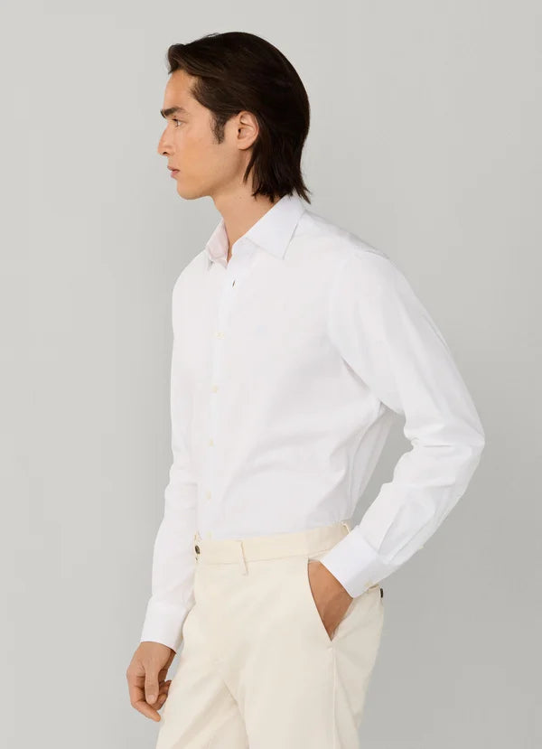 Classic Fit End-On-End Solid Shirt