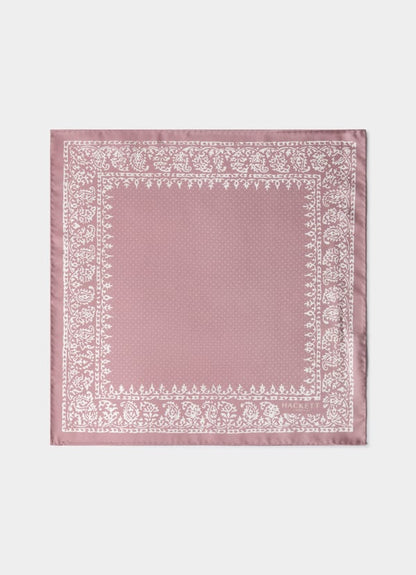 Dot Cotton Silk Pocket Square