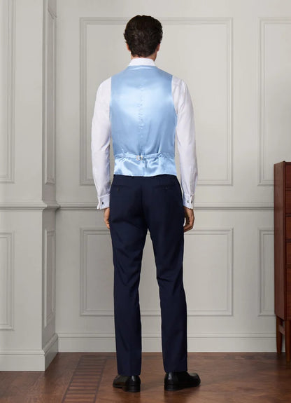 Double Breasted Linen Waistcoat