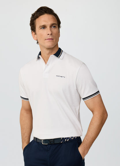 Classic Fit Short Sleeve Club Collar Polo