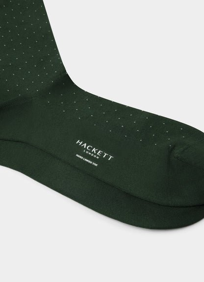 Mercerised Cotton Polka Dot Sock