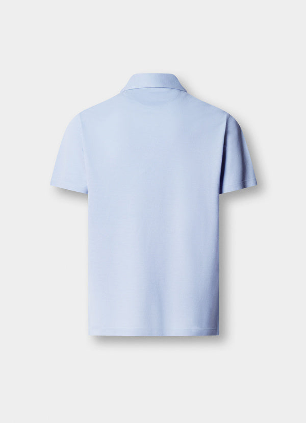 Classic Fit Cotton Silk Short Sleeve Polo