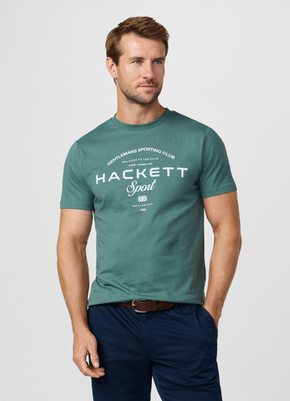 Classic Fit Branded Club Graphic T-Shirt