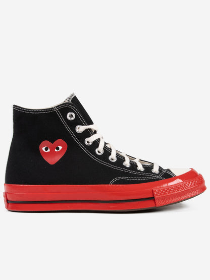 CDG PLAY x CONVERSE Chuck Taylor 70 Hi Sneakers