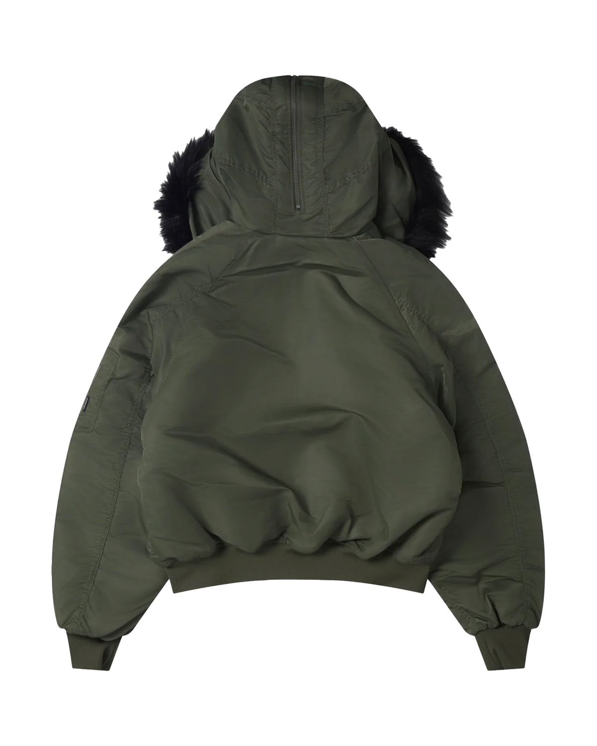 Rassvet Men Hooded N-2B Bomber Jacket ¨C Green