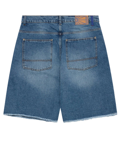 Rassvet Sun Dyed Double Knee Baggy Denim Shorts